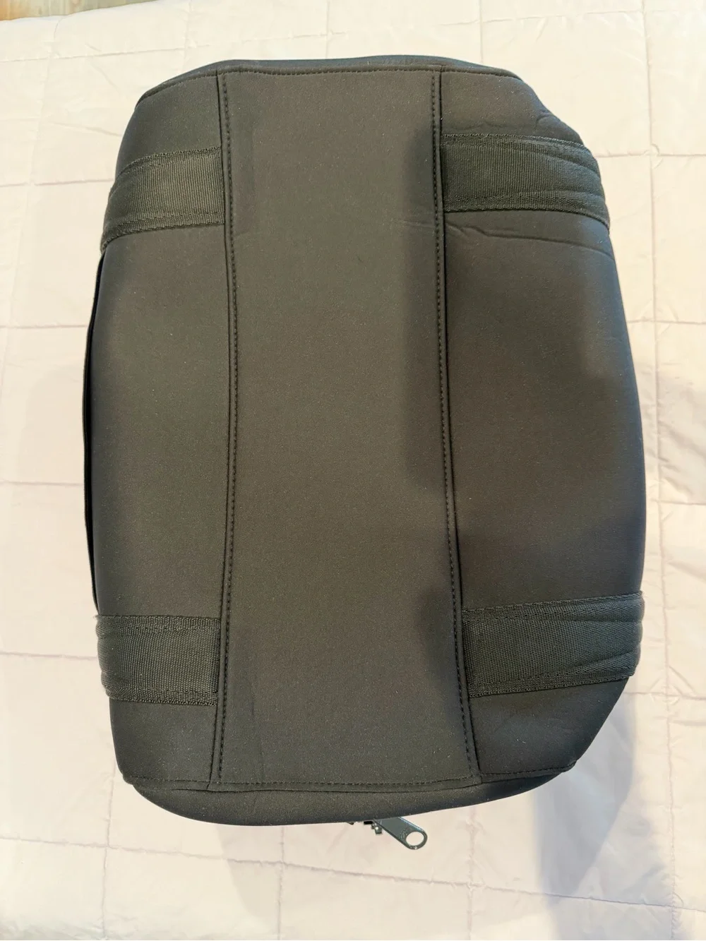 Dagne Dover Black Neoprene Duffel Travel Bag